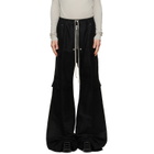 Rick Owens Black Tower Cargobelas Cargo Pants