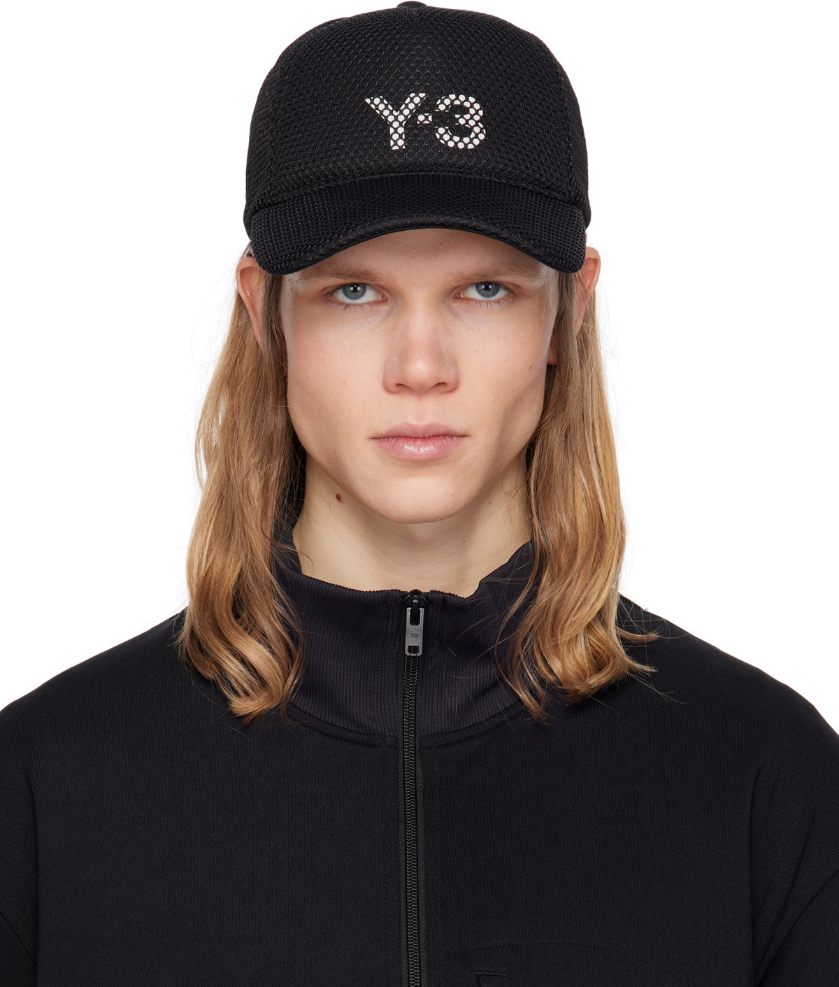 Y-3 Black Trucker Cap