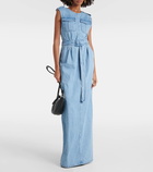 Dries Van Noten Denim maxi dress