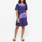 Suku Women's Short Sleeve Tie Dye Shirt in Midnight