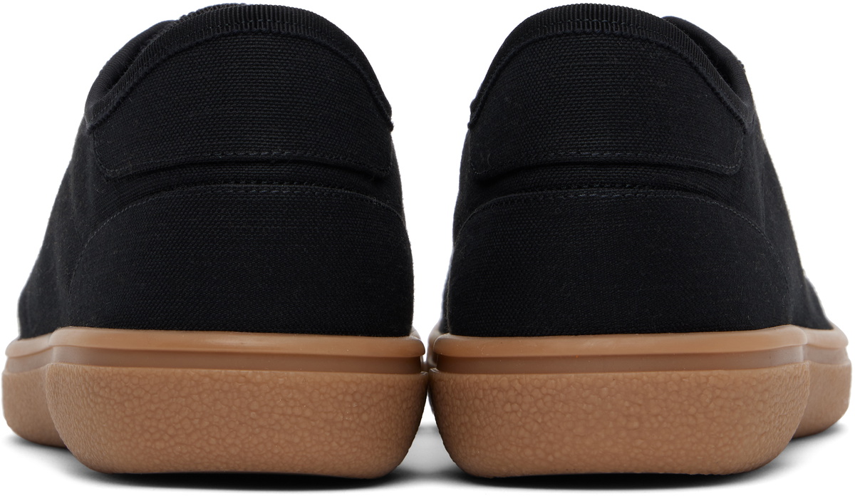 The Row Black Canvas Sneakers