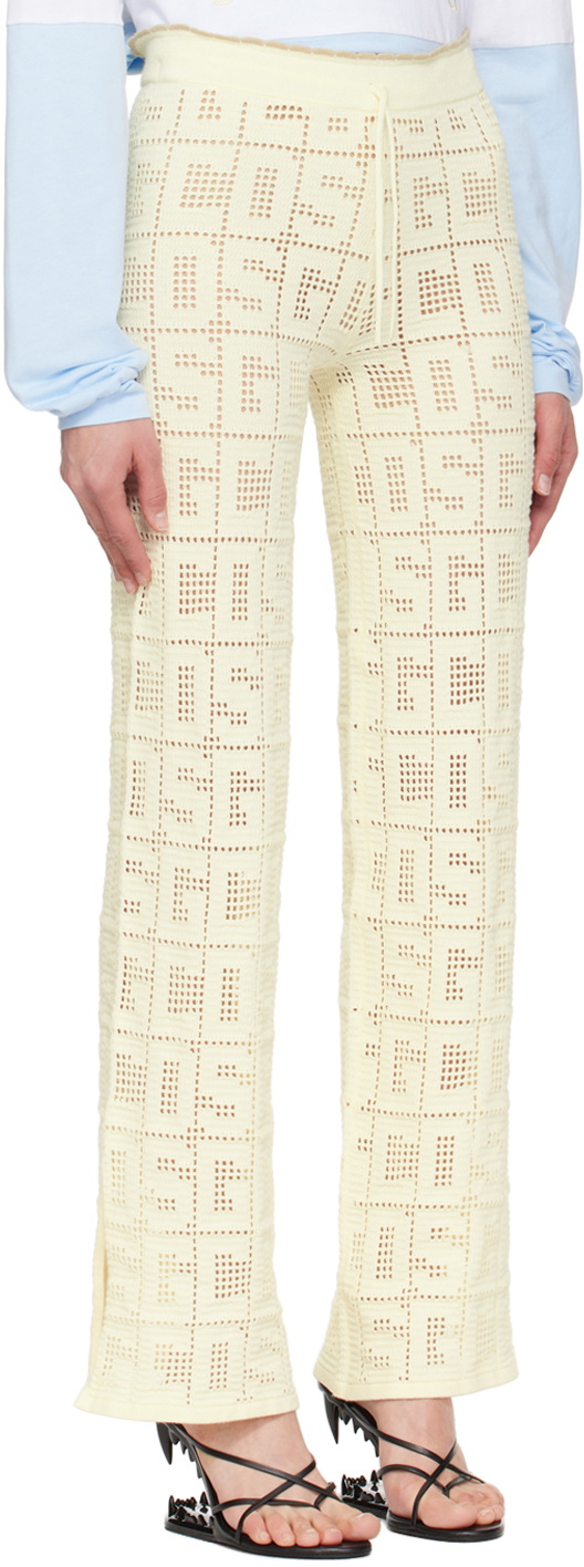 GCDS Off-White Monogram Trousers