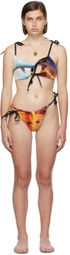 Rave Review SSENSE Exclusive Black Luna Lana Bikini