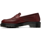 Dr. Martens Burgundy Delapre 'Made In England' Classic Loafers