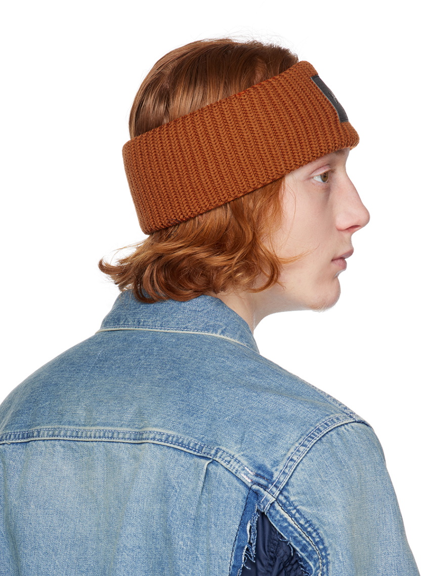 Y-3 Orange Patch Headband