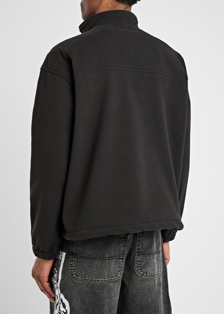 Warren Lotas Serenity Reaper Embroidered Fleece Jacket Black