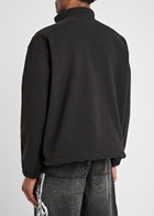 Warren Lotas Serenity Reaper Embroidered Fleece Jacket Black