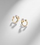 Roxanne First Shooting Star 14kt gold (585/1000) earrings with diamonds