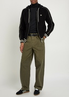 Wales Bonner Brixton Panelled Tapered-leg Trousers Olive