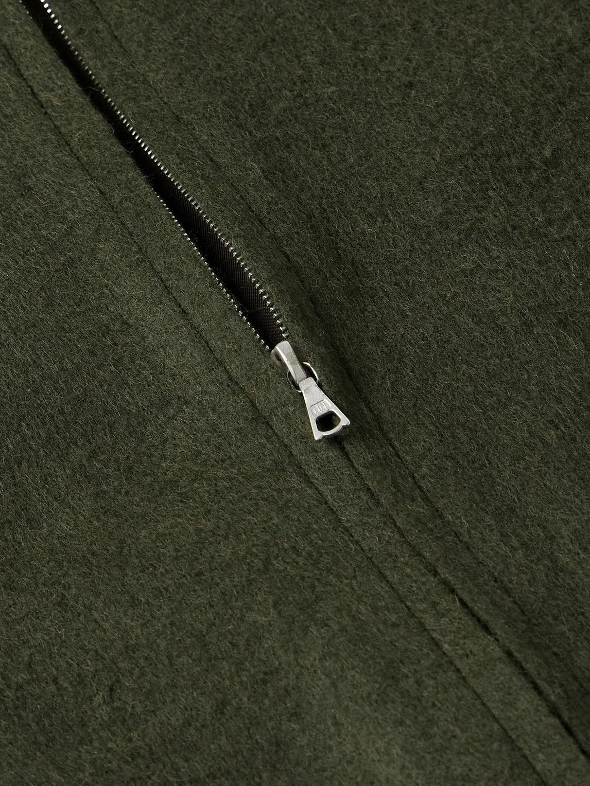 Auralee - Camel Hair Blouson Jacket - Green