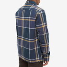 Dickies Men's Nimmons Check Flannel Shirt in Navy Blue