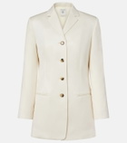 Calvin Klein Collection Adrian wool and silk blazer