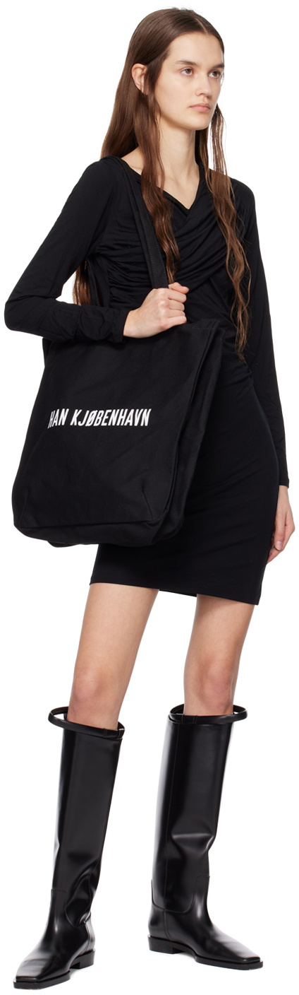 Han Kjobenhavn Black Printed Tote