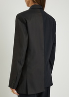 Bettter Sliced Panelled Wool-blend Blazer Multicoloured 1