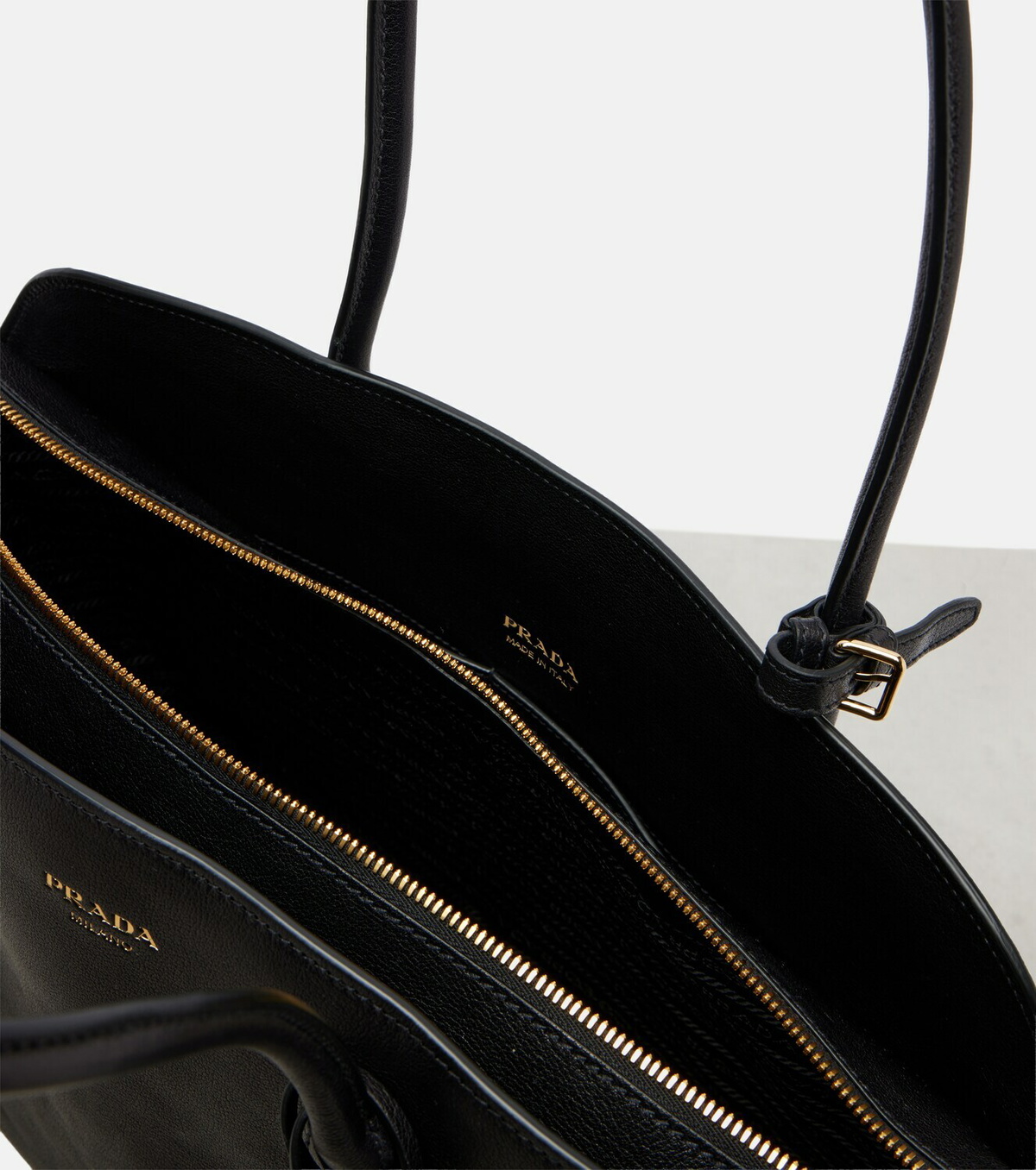 Prada Large leather tote bag