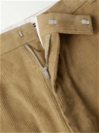 Thom Browne - Straight-Leg Cropped Cotton-Corduroy Trousers - Brown