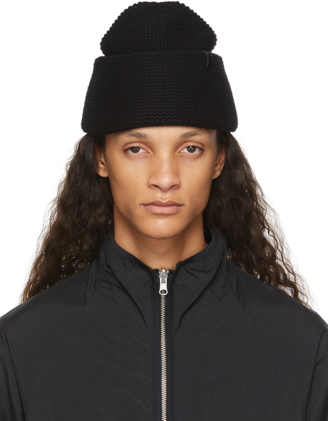 Photo: Nobis Black Mira Purl Knit Beanie