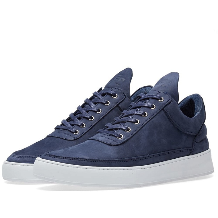 Photo: Filling Pieces Low Top Classic Sneaker Blue