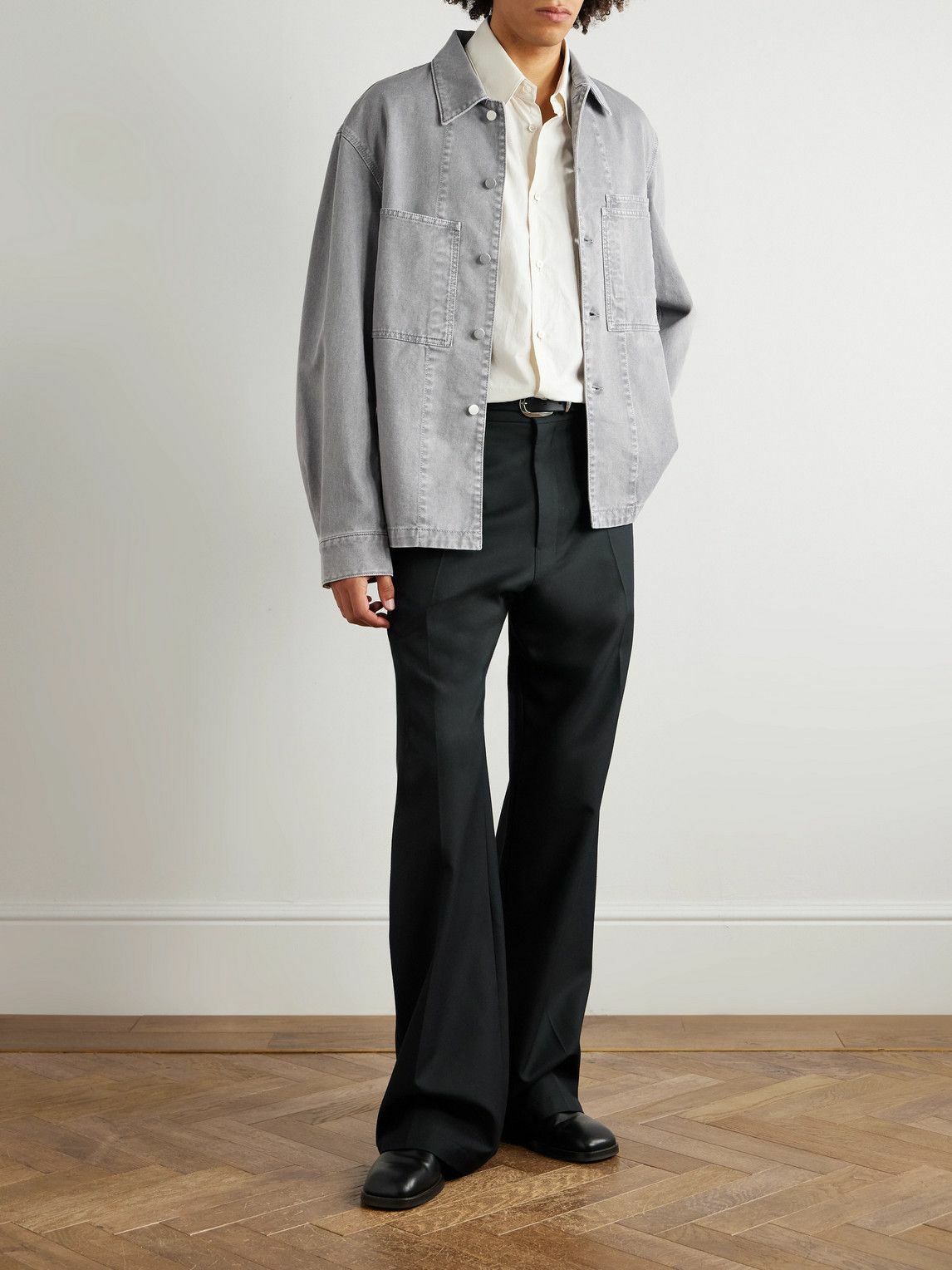 LEMAIRE - Denim Overshirt - Gray
