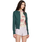 Vivienne Westwood Green Bea Cropped Cardigan