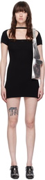 Courrèges Black Hyperbole Minidress