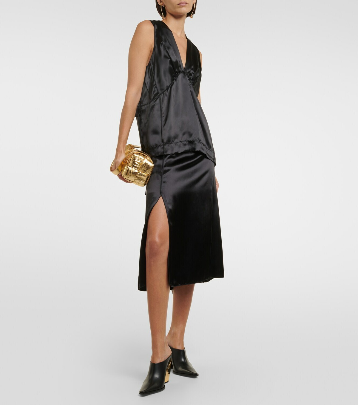 Bottega Veneta Tex leather mules