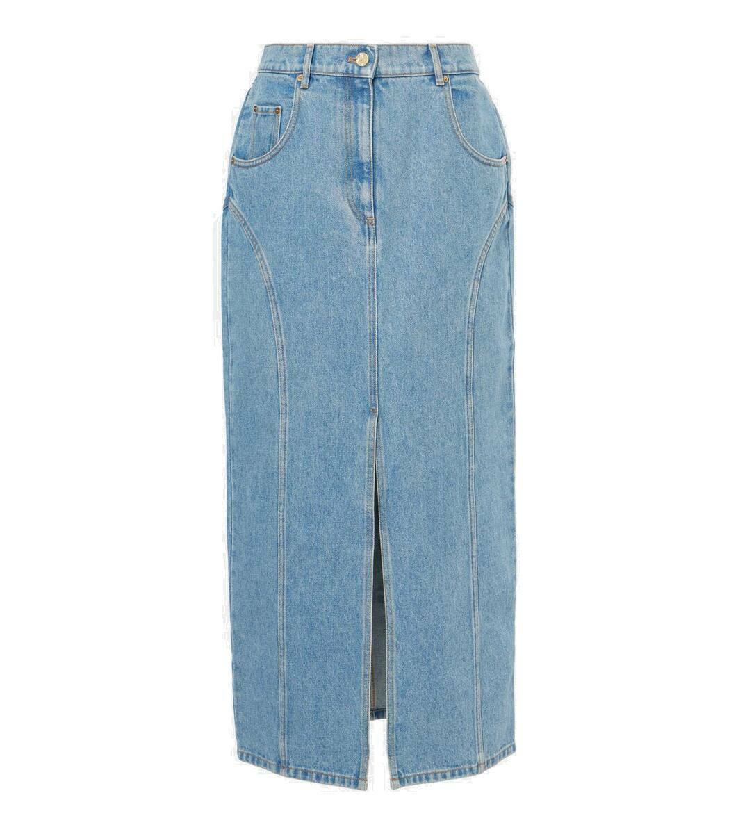 スカート NINA RICCI Woman Skirt Denim 24ADJU026CO1072 U4690 Nina Ricci Outlet: Skirt woman - Denim | Nina Ricci skirt