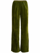 FORTE_FORTE Plissè Velvet Flare Pants