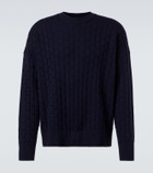 Plan C Ribbed-knit wool sweater