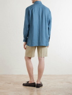 Kiton - Linen Shirt - Blue