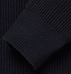 Loro Piana - Ribbed Cashmere Sweater - Men - Navy