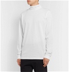 1017 ALYX 9SM - Logo-Print Cotton-Blend Jersey Rollneck T-Shirt - White