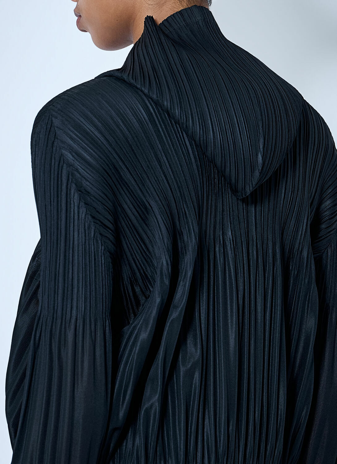 Pleats Please Issey Miyake Pleated Zip-Up Jacket