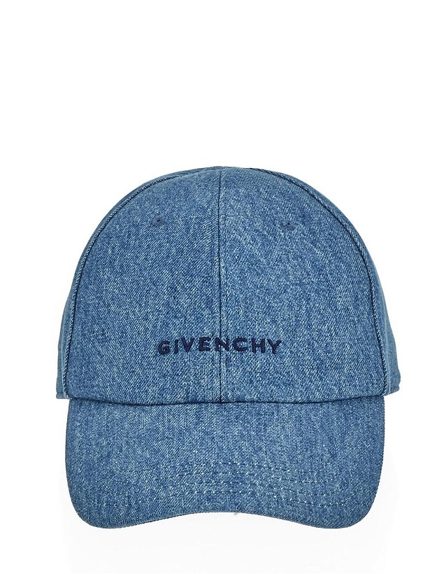 Photo: Givenchy Denim Baseball Cap