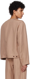 LEMAIRE Brown Relaxed Jacket