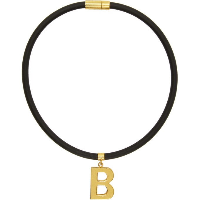 Photo: Balenciaga Black Elastic Necklace