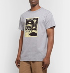 Noon Goons - Printed Mélange Cotton-Jersey T-Shirt - Gray