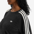 Adidas Women's Adicolor Holiday Knit Sweatshirt in Black