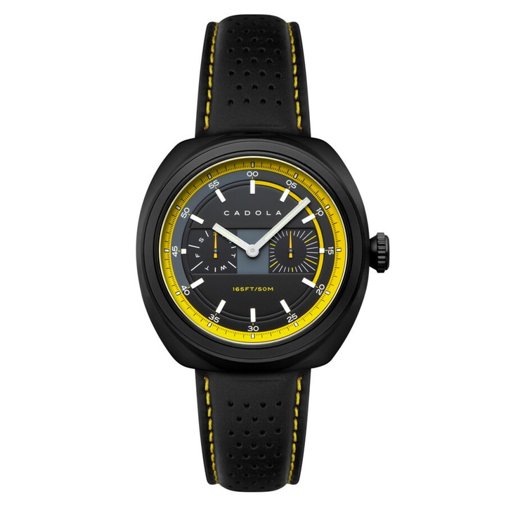 Photo: Cadola Giulia GMT Quartz Black Dial Mens Watch CD-1043-02