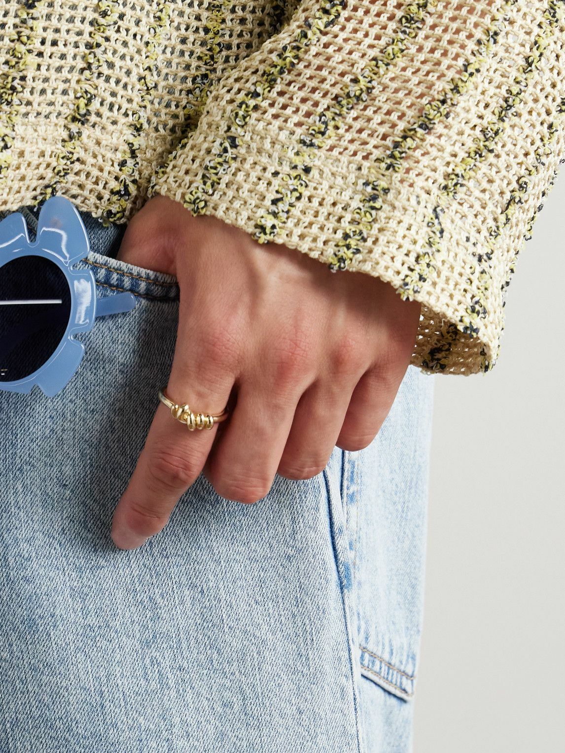 Luis Morais - Entangled Knot 14-Karat Gold Ring - Gold Luis Morais