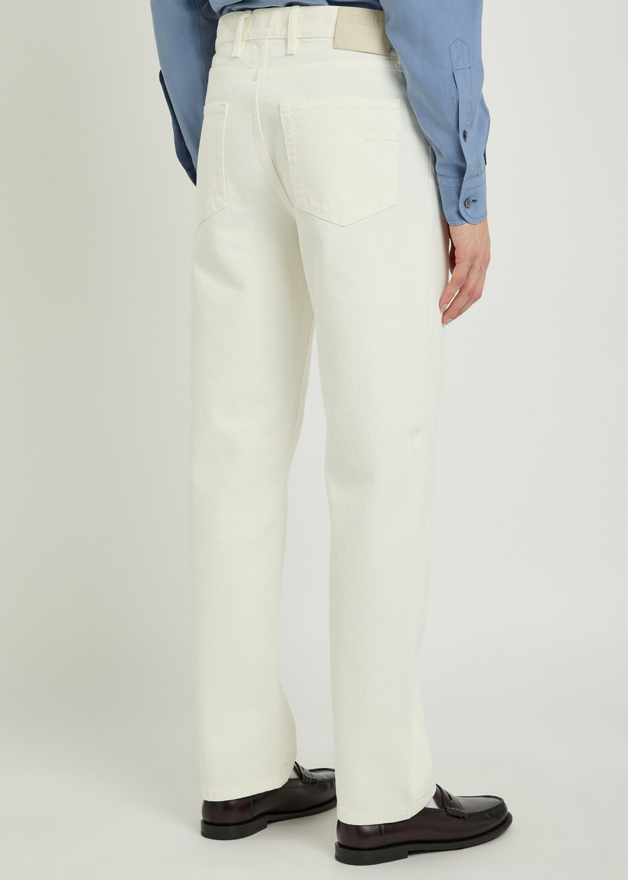 Zegna Straight-leg Jeans White