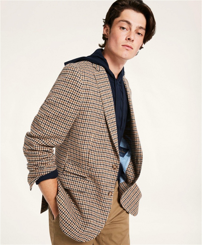 Photo: Brooks Brothers Men's Regent Fit Check Wool Sport Coat | Beige