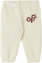 Off-White Baby Off-White Rounded Sweatshirt & Lounge Pants