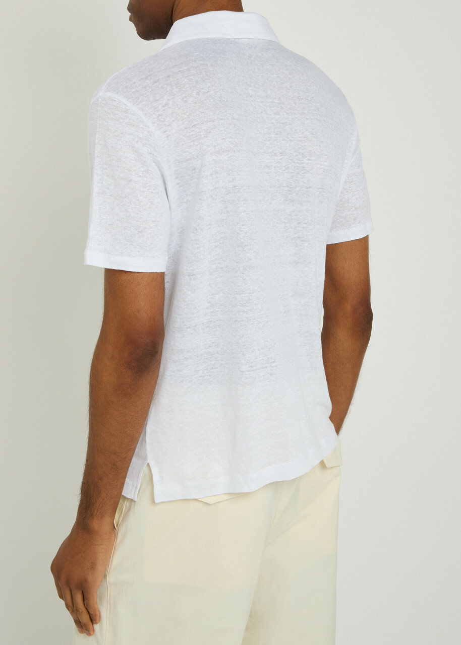 Officine Générale Boris Linen T-shirt White