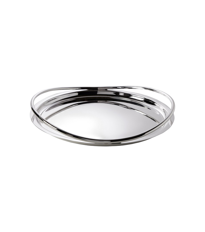 Photo: Christofle Vertigo silver-plated tray by Andrée Putman