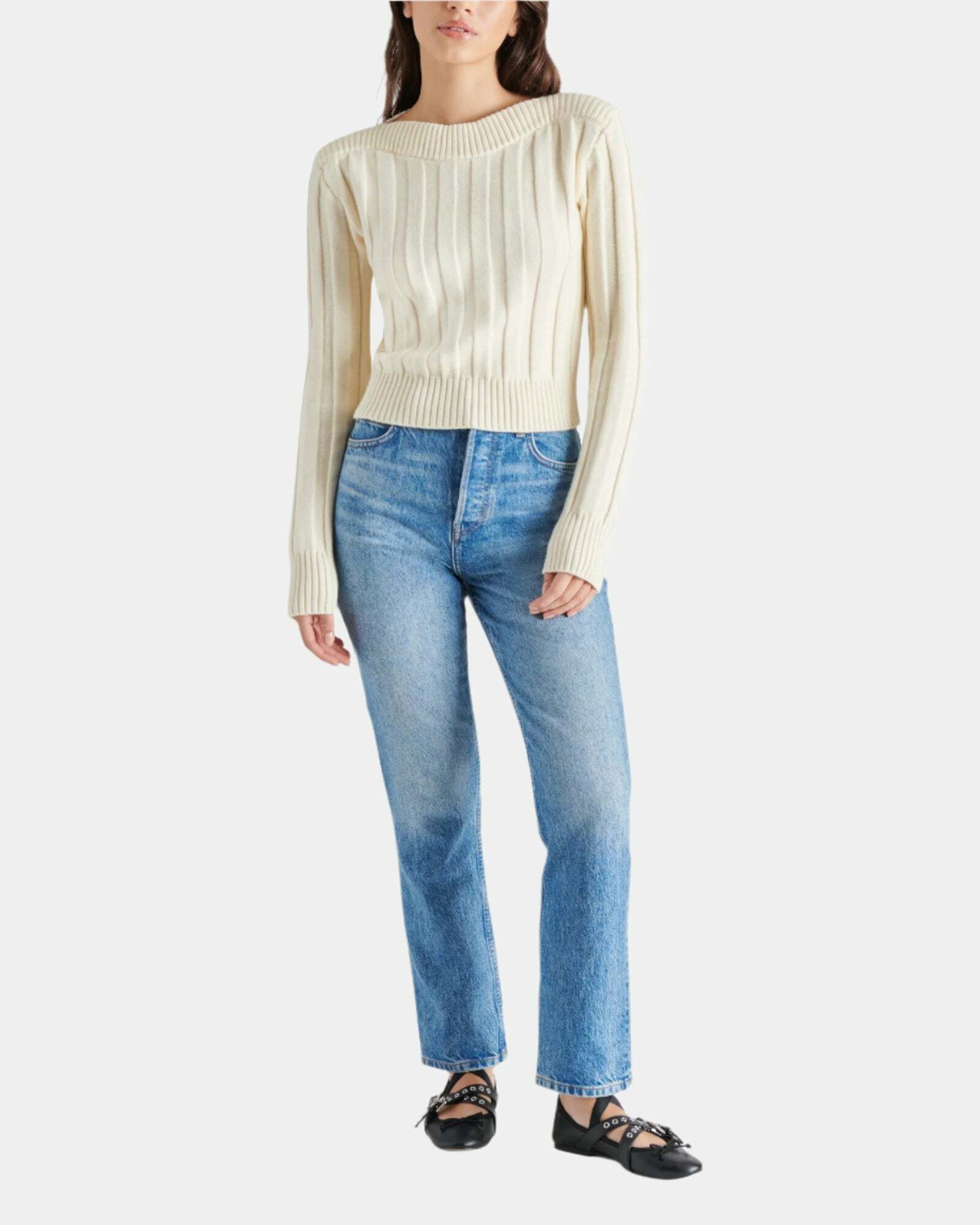 Steve Madden Serra Sweater in White