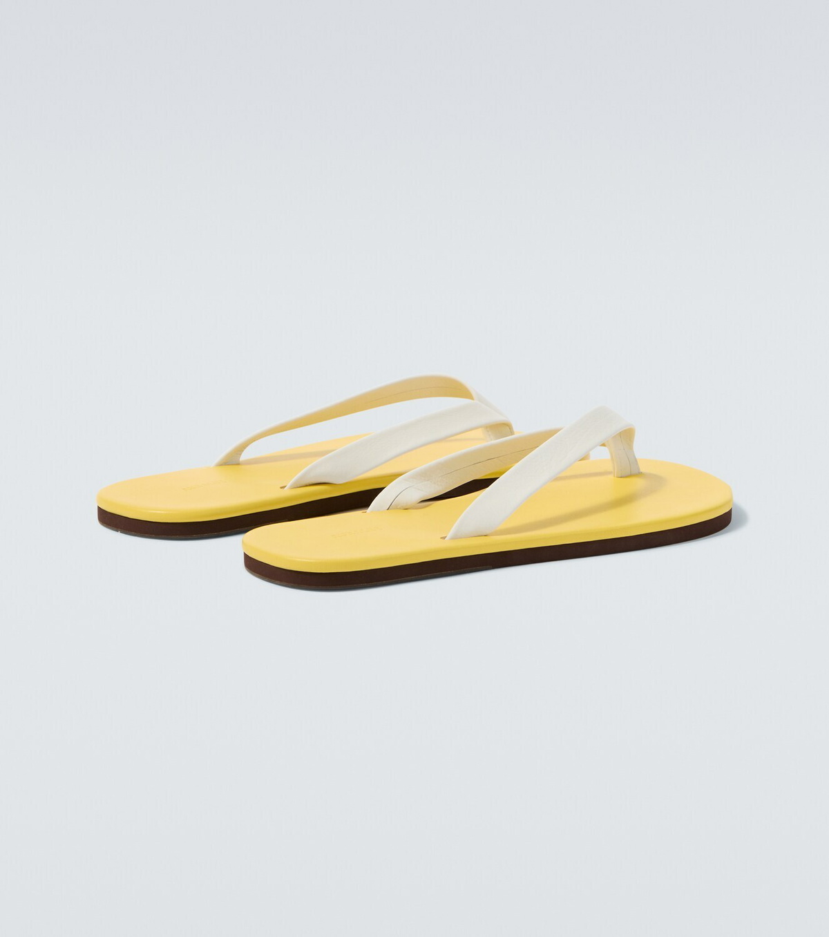 Auralee Leather thong sandals