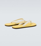 Auralee Leather thong sandals