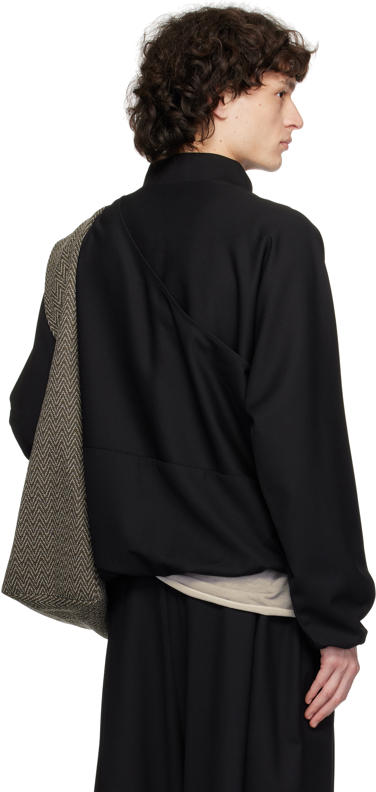 pet-tree-kor Black Erosion Pullover Jacket