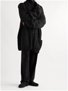 The Row - Dart Oversized Shawl-Collar Cashmere Cardigan - Black